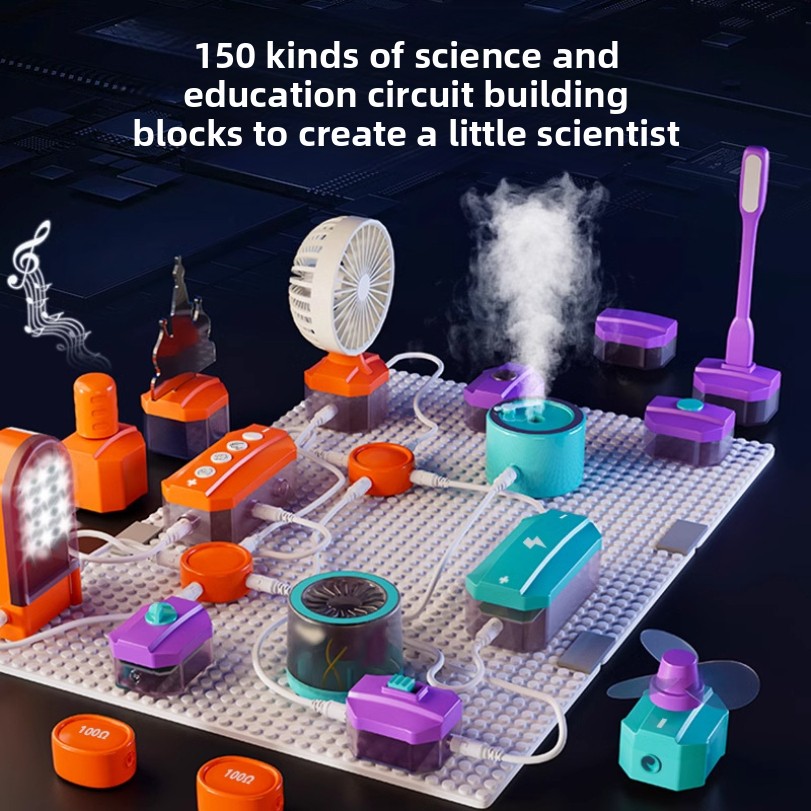 Science Toys Diy - Circuit Experiment Building Blocks Toy Assembly