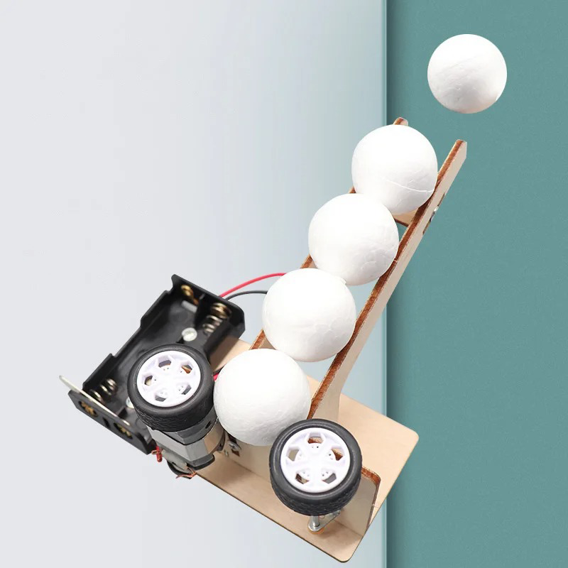 Science Project Kit - Electric Ball Pitching Machine Kits DIY