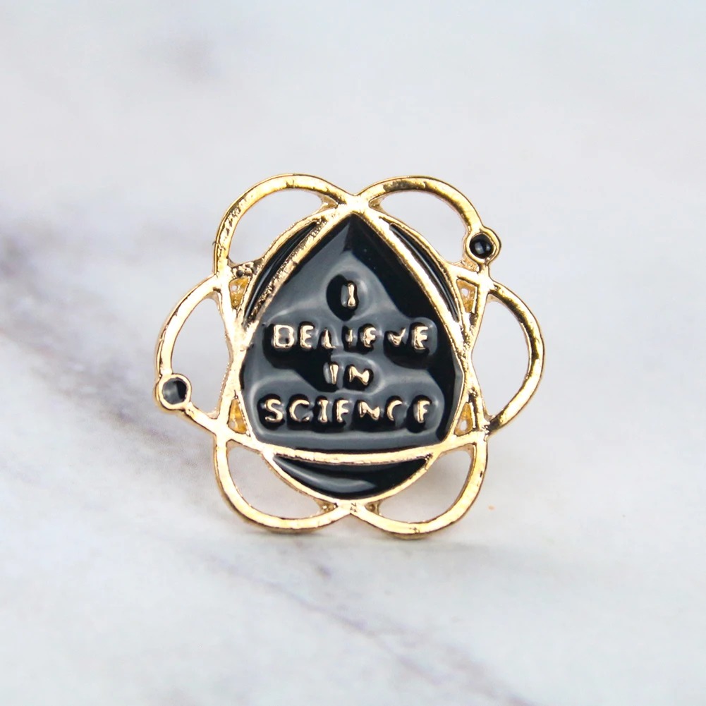 Science Hunter - Science Themed Atom Brooch Hunter Jacket
