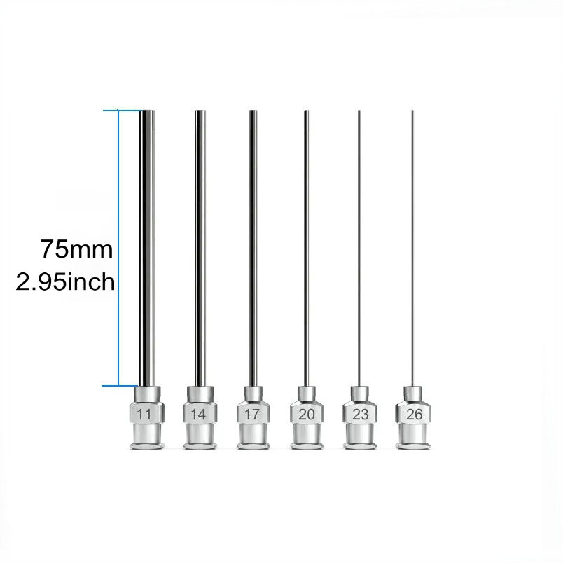 Science And Hobby - 10PCS SUS304 2.95inch 75mm Long Blunt