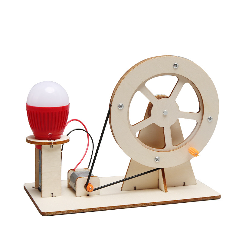 Science Toys Diy - Mini DIY Hand Crank Generator Light
