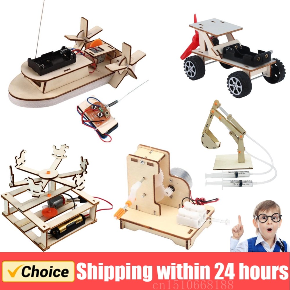 Science Toys Diy - DIY Boat Model Science Toys Kids