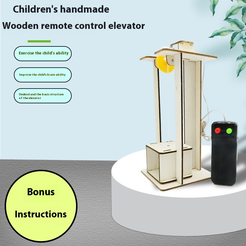 Science Project Kit - DIY Elevator Model Educational STEM Building