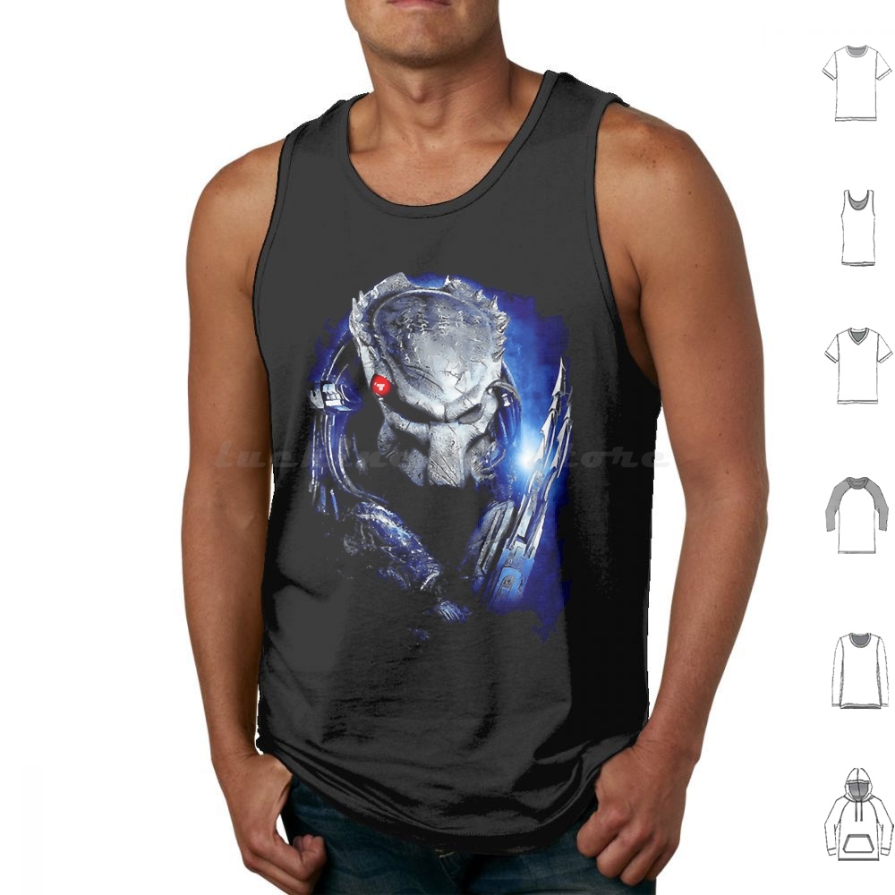 Science Hunter - The-Blue Tank Tops Vest Sleeveless The