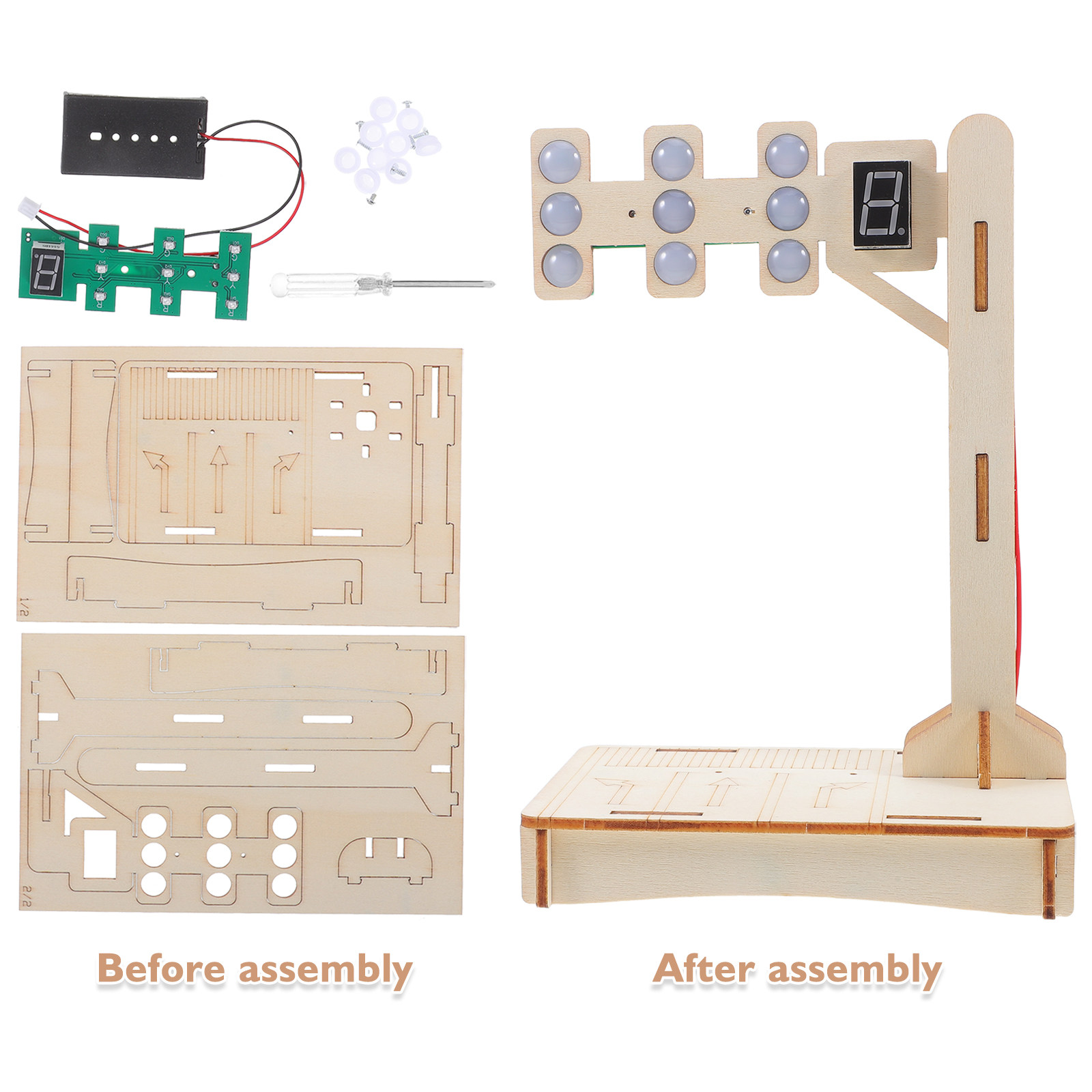 1Set Traffic Signal Educationa - Science Project Kit recension och pris