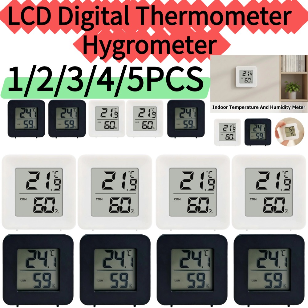 1/2/3/4/5PCS Indoor Room Elect - Weather Station Indoor recension och pris