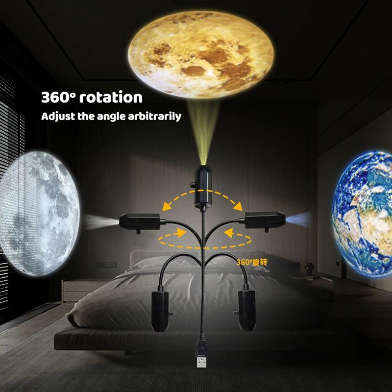 (BF06)Romantic Rotatable Galax - Planetarium Projector Home recension och pris