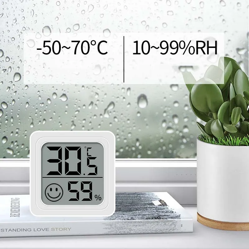 Mini LCD Digital Thermometer H - Weather Station Indoor recension och pris