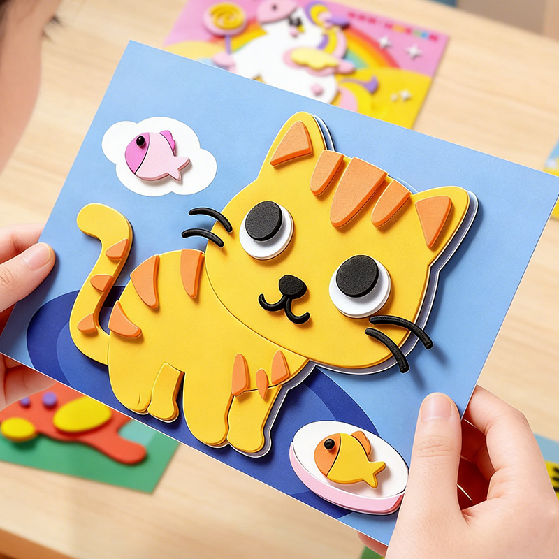 Children's 3D Stickers, 10 Ran - Science Toys Diy recension och pris