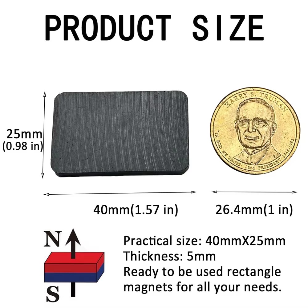 8/12pcs Ferrite Ceramic Blocks - Science And Hobby recension och pris