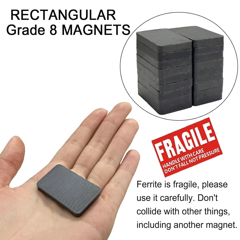 8/12pcs Ferrite Ceramic Blocks - Science And Hobby recension och pris