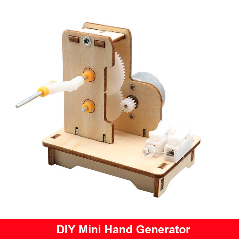 DIY Mini Hand Generator DIY Sc - Science Project Kit recension och pris