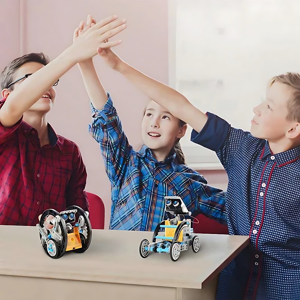 Solar Robot Building Blocks 12 - Science Toys Diy recension och pris