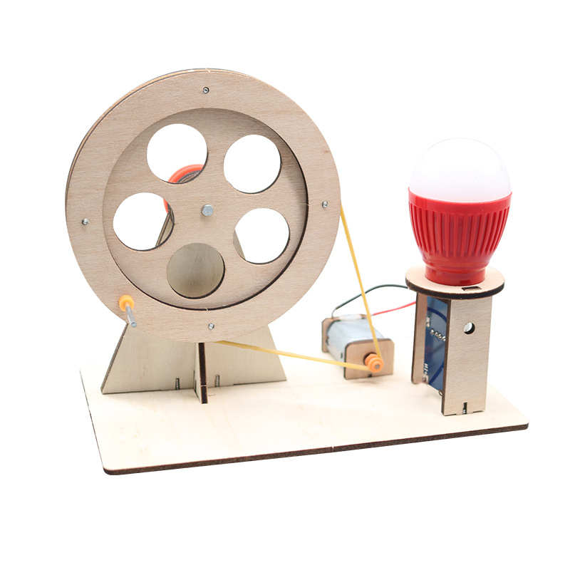 Mini DIY Hand Crank Generator  - Science Toys Diy recension och pris
