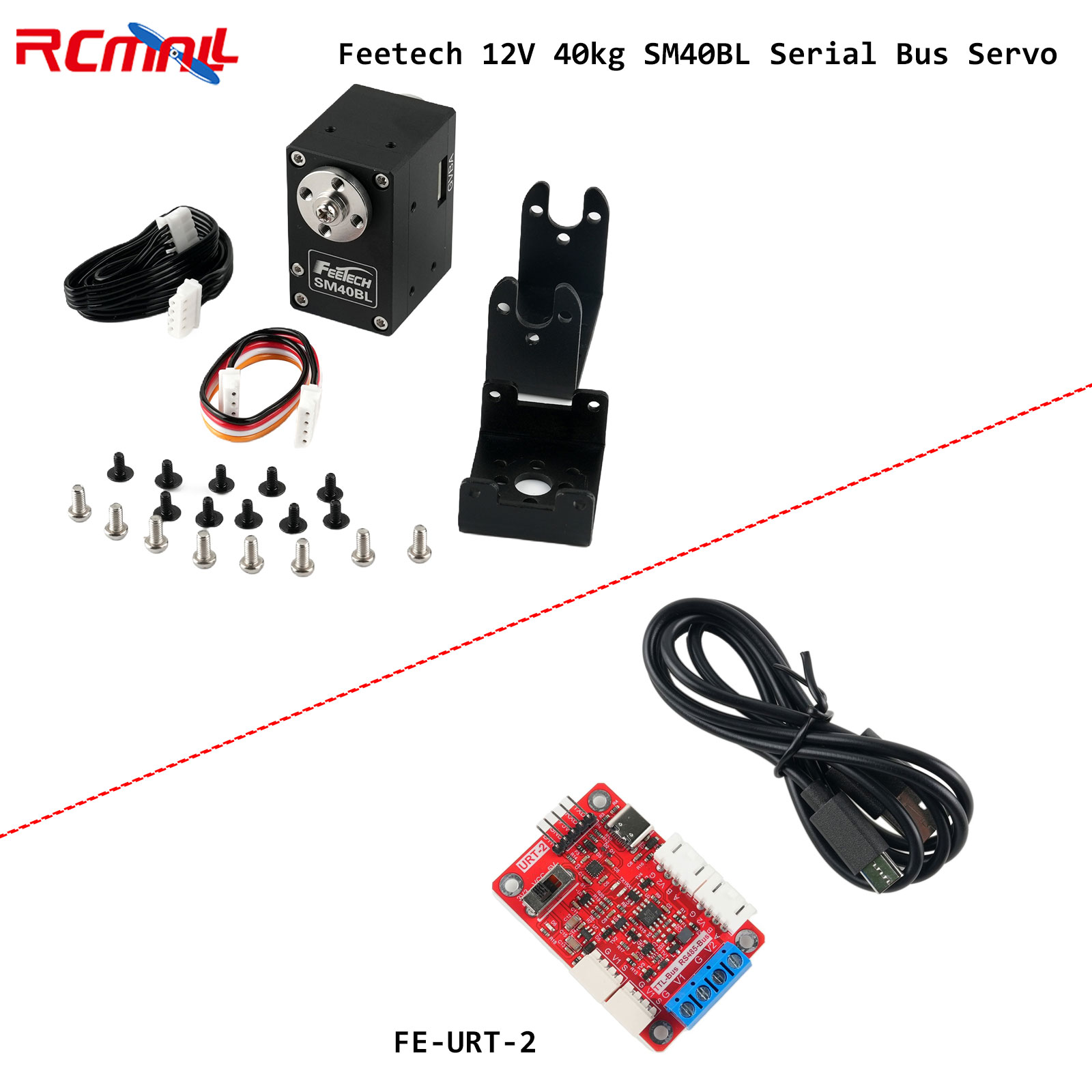Feetech 12V 40kg SM40BL Serial - Robot Arm Motor recension och pris