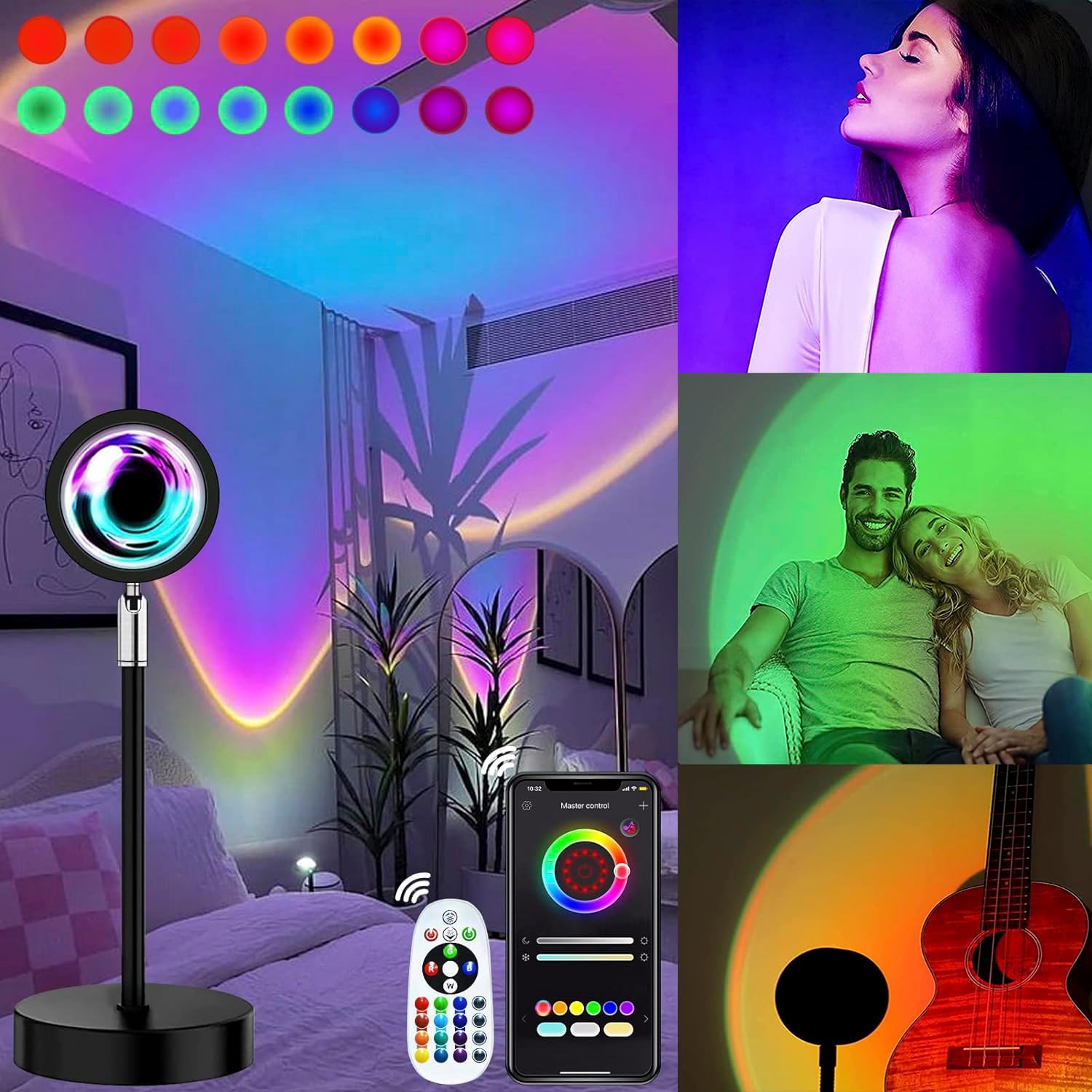Smart Bluetooth USB Sunset Pro - Planetarium Projector Home recension och pris