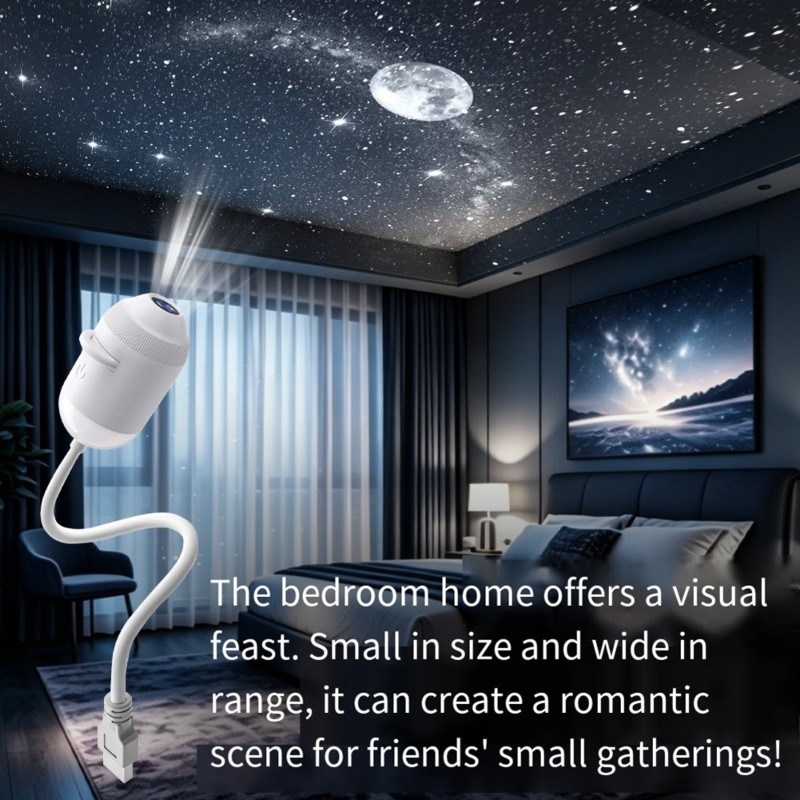 USB Mini Galaxy Star Projector - Planetarium Projector Home recension och pris