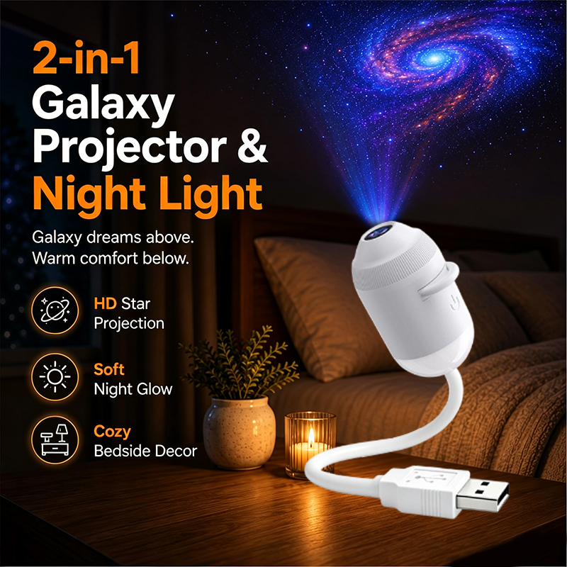 Smart Galaxy Starry Sky Projec - Planetarium Projector Home recension och pris