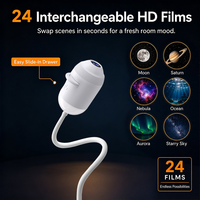 Smart Galaxy Starry Sky Projec - Planetarium Projector Home recension och pris
