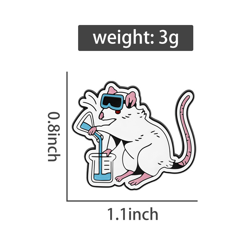 Cartoon Lab Rat Enamel Pins Sc - Science Buddies recension och pris