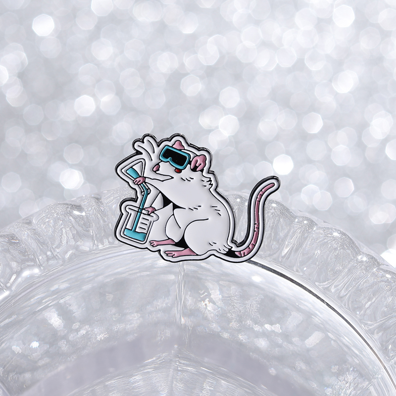 Cartoon Lab Rat Enamel Pins Sc - Science Buddies recension och pris