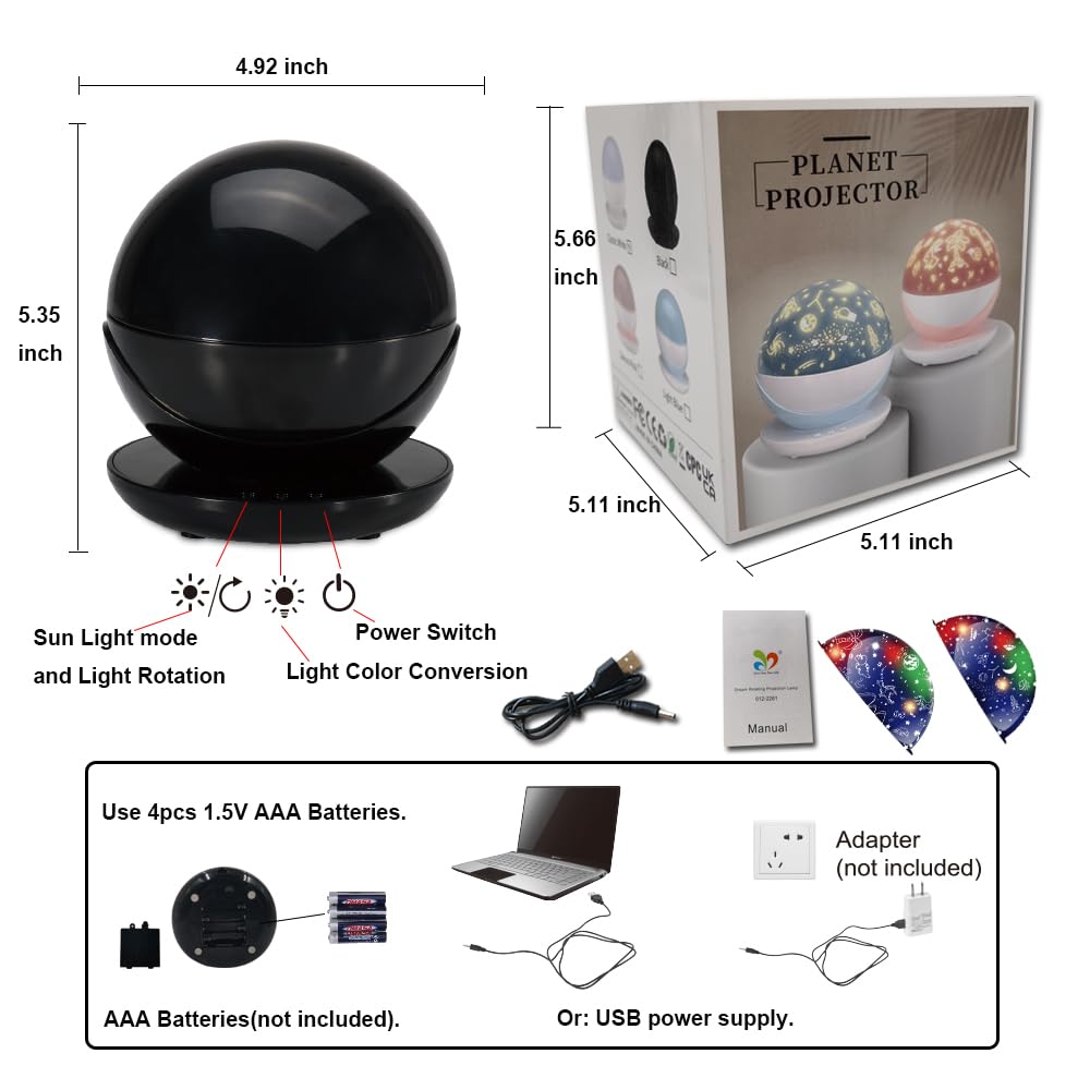 Night Light for Kids Unicorn R - Planetarium Projector Home recension och pris