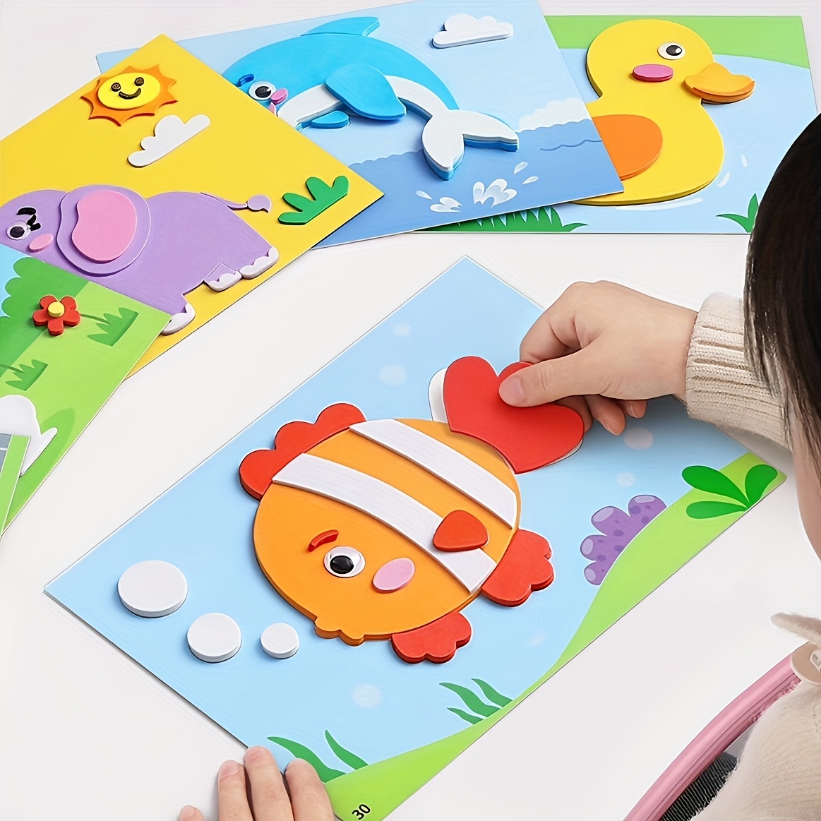 3D Stickers for Kids, Disposab - Science Toys Diy recension och pris